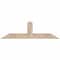 Ekena Millwork Portland Smooth Timber Gable Bracket, Douglas Fir, 60"W x 17"H x 3 1/2"D x 5 1/2"F, 7/12 Pitch GBW060X17X0406POR00SDF - alternate 1
